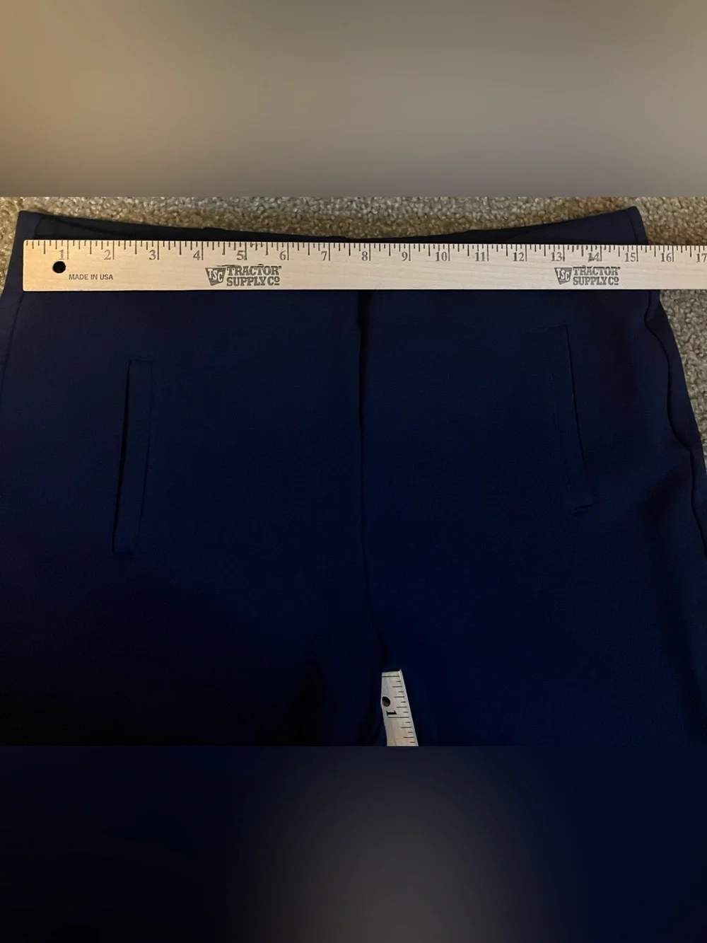 Chico’s Slim Leg Pull-On Pant in Passport Blue size 8 - Picture 7 of 12